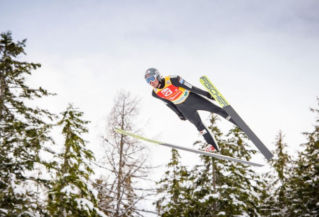 Skispringen in Ramsau am Dachstein, Österreich